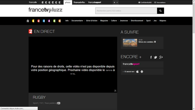 FranceTV Pluzz - Avant (Sans Smart DNS)