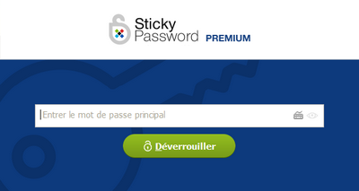 Sticky Password - Mot de Passe Principal