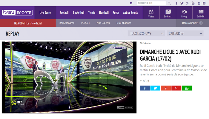 BeIN Sports Replay - Après Avec Ivacy