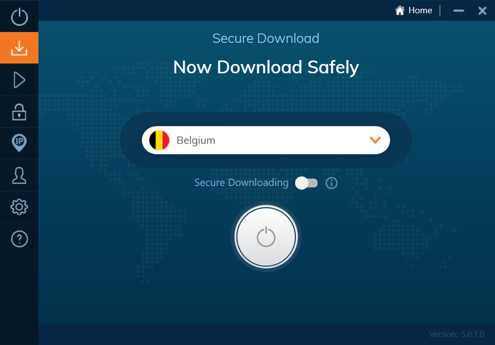 Ivacy - Interface Secure Download