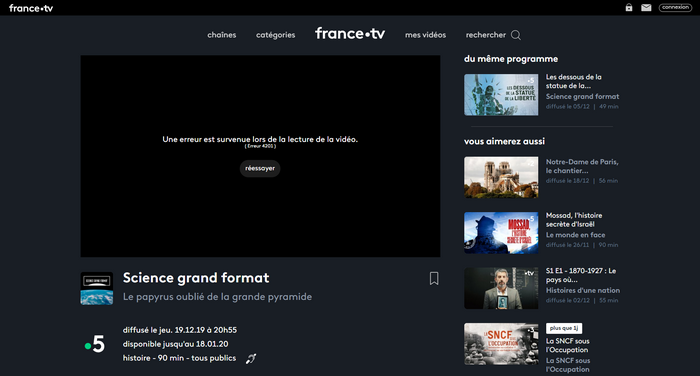 France TV Avant - Sans VPN