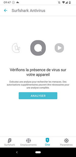Antivirus Surfshark Android