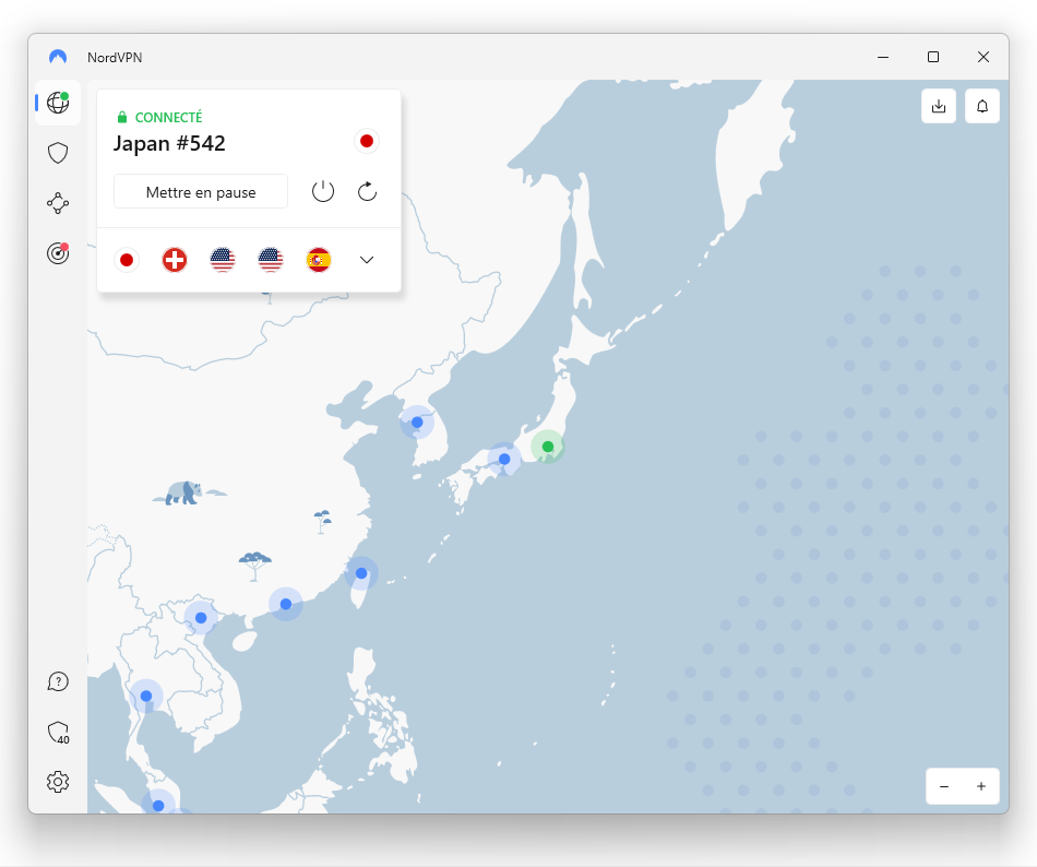 NordVPN - Netflix Japon