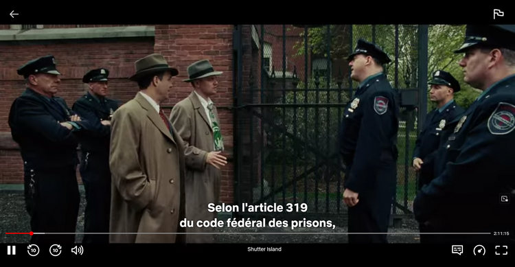 Regarder Shutter Island sur Netflix