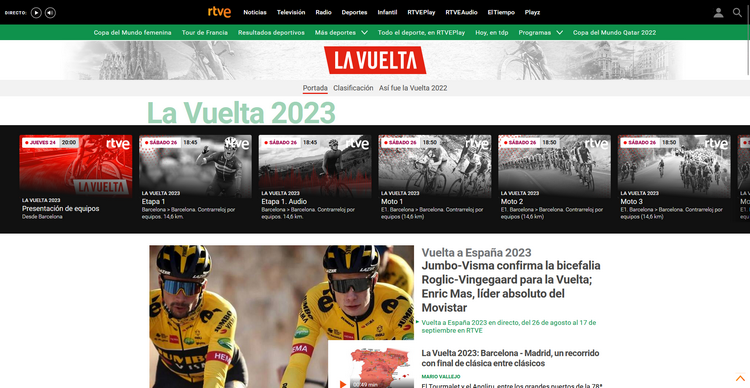 Vuelta sur RTVE