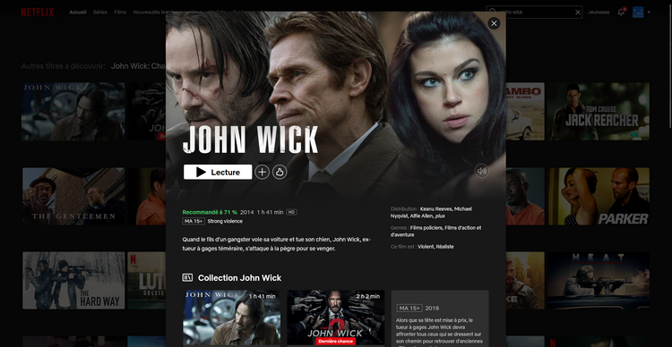 John Wick sur Netflix