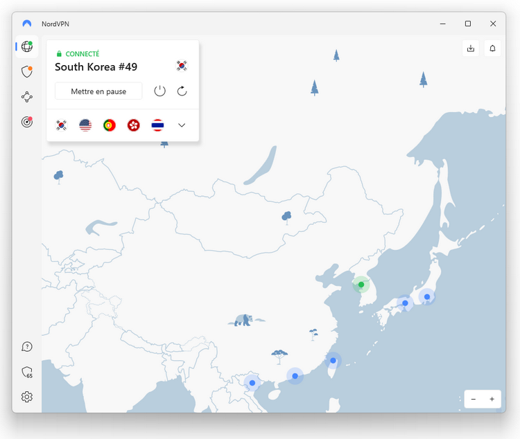 NordVPN - Corée du Sud