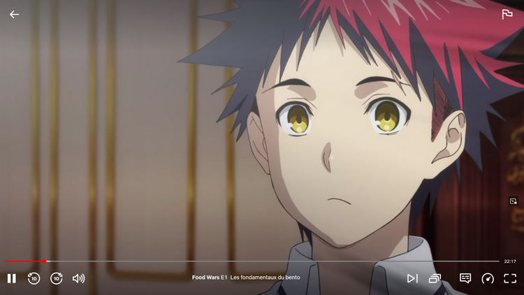 Regarder Food Wars sur Netflix