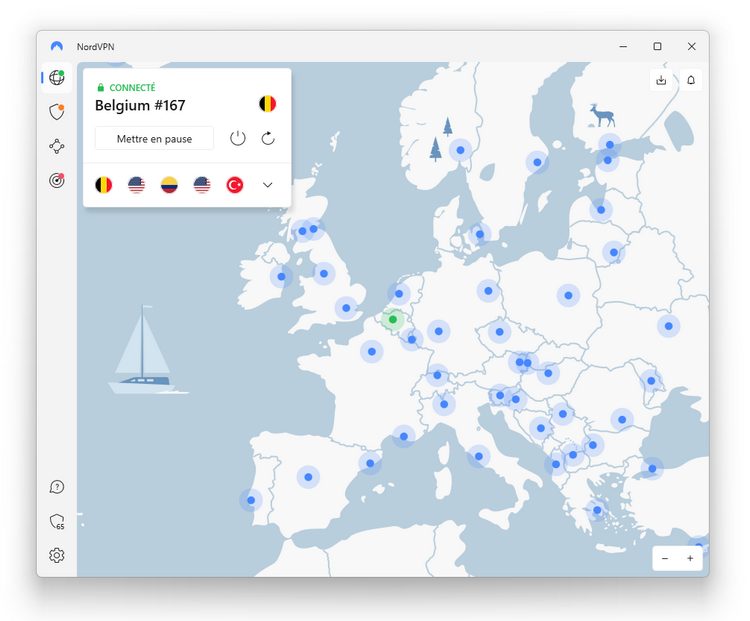 NordVPN - Belgique