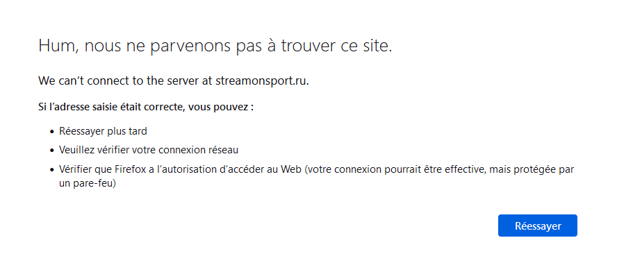 Streamonsport sans VPN