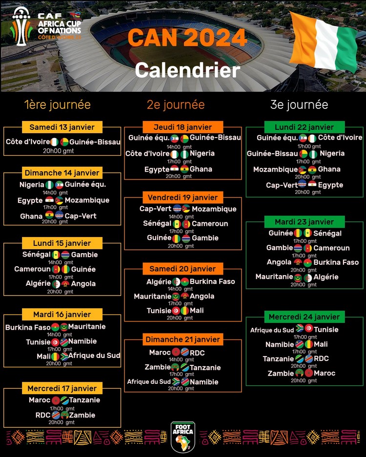 Can 2024 - Calendrier