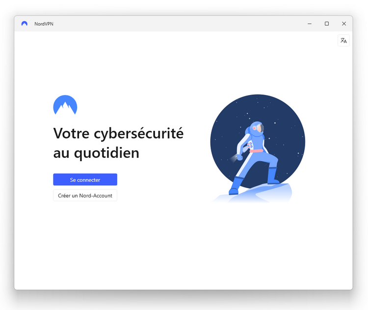 NordVPN - Connexion