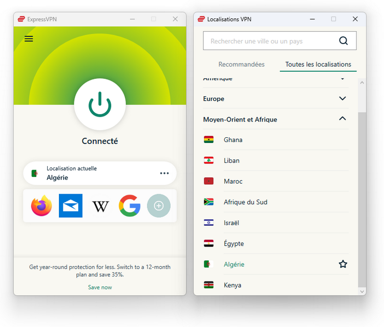 ExpressVPN - Algérie