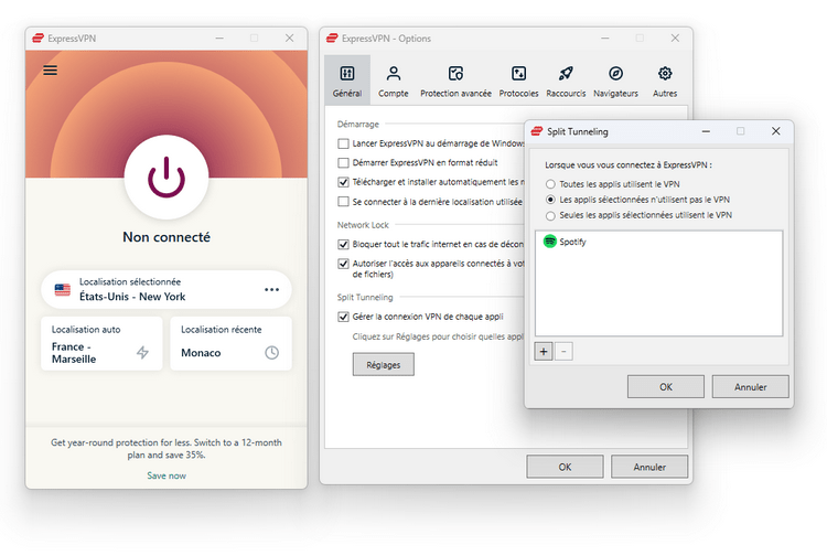 ExpressVPN - Split Tunneling