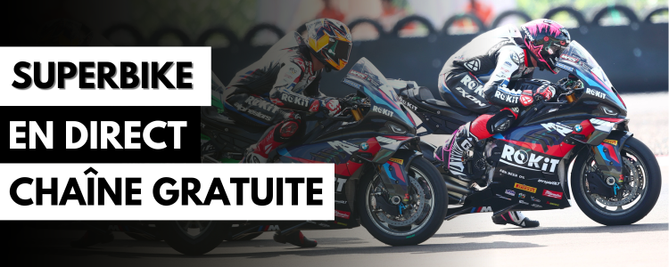 Superbike 2024 en direct sur une chaîne gratuite